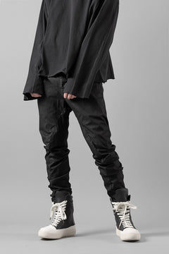 画像をギャラリービューアに読み込む, masnada RELAX FLAP POCKET PANTS / STRETCH LIGHT WEIGHT RIPSTOP (BLACK)