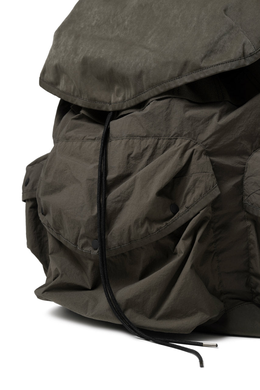 Load image into Gallery viewer, Ten c BACK PACK / OBJECT DYED (DARK OLIVE)