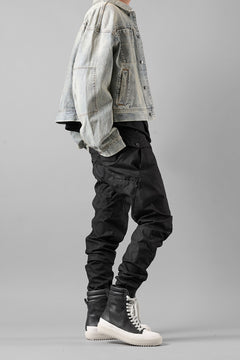 画像をギャラリービューアに読み込む, masnada RELAX FLAP POCKET PANTS / STRETCH LIGHT WEIGHT RIPSTOP (BLACK)