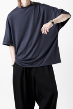 画像をギャラリービューアに読み込む, N/07 DOLMAN SHORT SLEEVE TEE / AQUASUITING THICK RIB (MIDNIGHT)