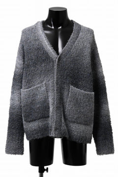 画像をギャラリービューアに読み込む, TARO HORIUCHI / th products Inflated Cardigan / 1/4.5 kasuri loop knit (mono)