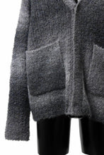 画像をギャラリービューアに読み込む, th products Inflated Cardigan / 1/4.5 kasuri loop knit (mono)