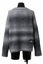 画像をギャラリービューアに読み込む, th products Inflated Cardigan / 1/4.5 kasuri loop knit (mono)