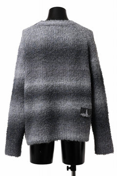 画像をギャラリービューアに読み込む, TARO HORIUCHI / th products Inflated Cardigan / 1/4.5 kasuri loop knit (mono)