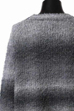 画像をギャラリービューアに読み込む, TARO HORIUCHI / th products Inflated Cardigan / 1/4.5 kasuri loop knit (mono)