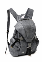 画像をギャラリービューアに読み込む, ierib exclusive Addiction Rucksack / White Waxed Shrunken Horse (BLACK)