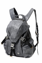 画像をギャラリービューアに読み込む, ierib exclusive Addiction Rucksack / White Waxed Shrunken Horse (BLACK)