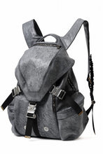 画像をギャラリービューアに読み込む, ierib exclusive Addiction Rucksack / White Waxed Shrunken Horse (BLACK)