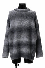 画像をギャラリービューアに読み込む, TARO HORIUCHI / th products Inflated Oversized Crew / 1/4.5 kasuri loop knit (mono)