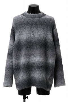 画像をギャラリービューアに読み込む, TARO HORIUCHI / th products Inflated Oversized Crew / 1/4.5 kasuri loop knit (mono)