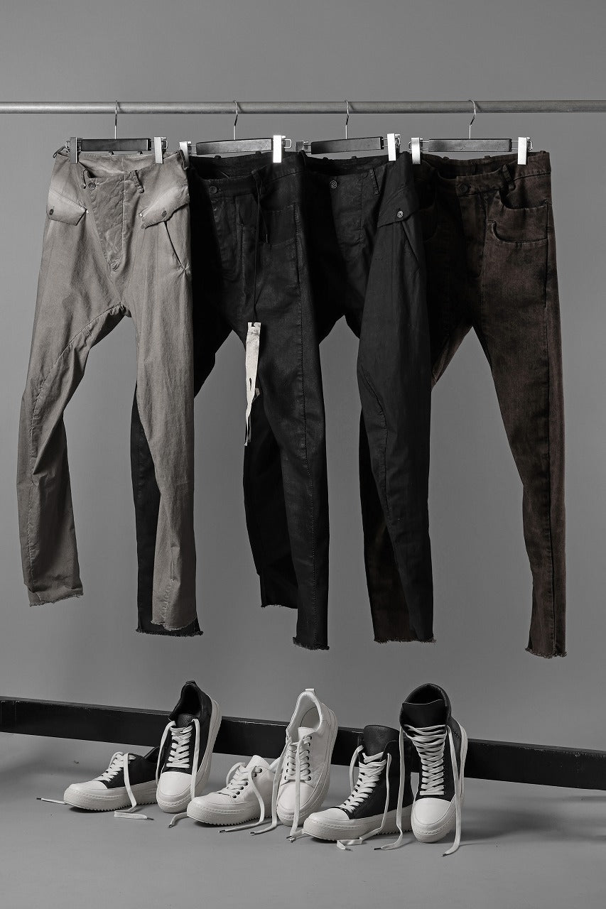 画像をギャラリービューアに読み込む, masnada RELAX FLAP POCKET PANTS / STRETCH LIGHT WEIGHT RIPSTOP (SHALE)