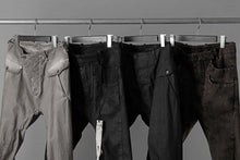 画像をギャラリービューアに読み込む, masnada LAYERED POCKET SLIM JEANS / STRETCH DENIM (BLACK)