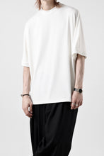 画像をギャラリービューアに読み込む, N/07 DOLMAN SHORT SLEEVE TEE / AQUASUITING THICK RIB (WHITE)