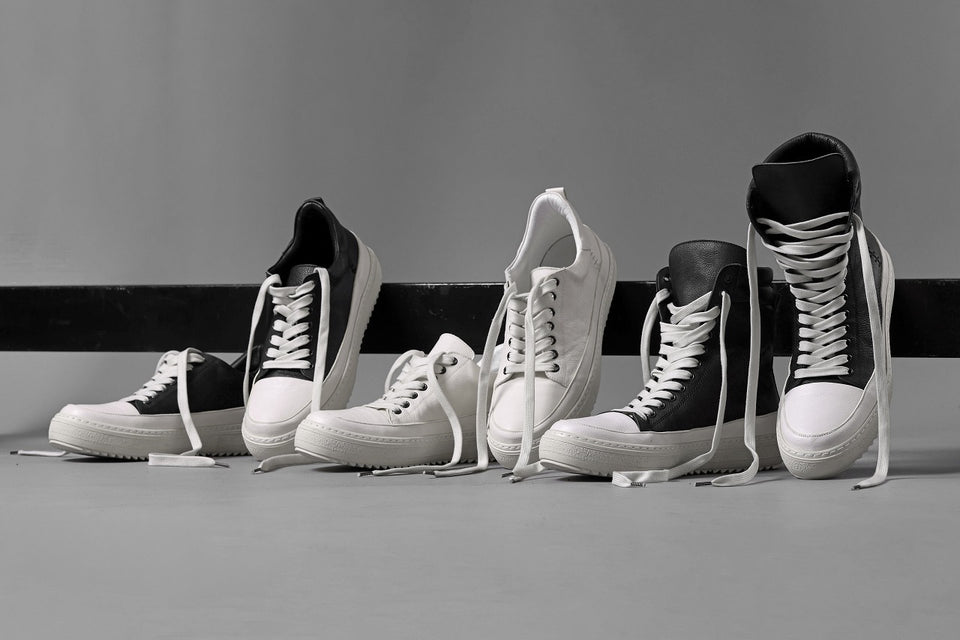 画像をギャラリービューアに読み込む, masnada LOW TOP SNEAKER / CALF SKIN LEATHER (CHALK)