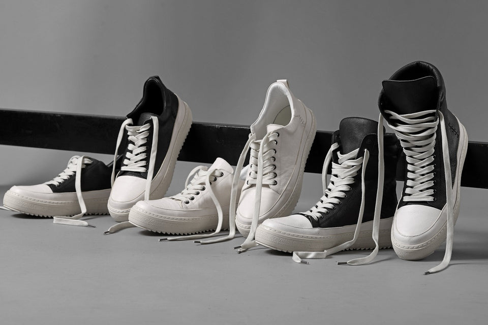 画像をギャラリービューアに読み込む, masnada LOW TOP SNEAKER / CALF SKIN LEATHER (CHALK)