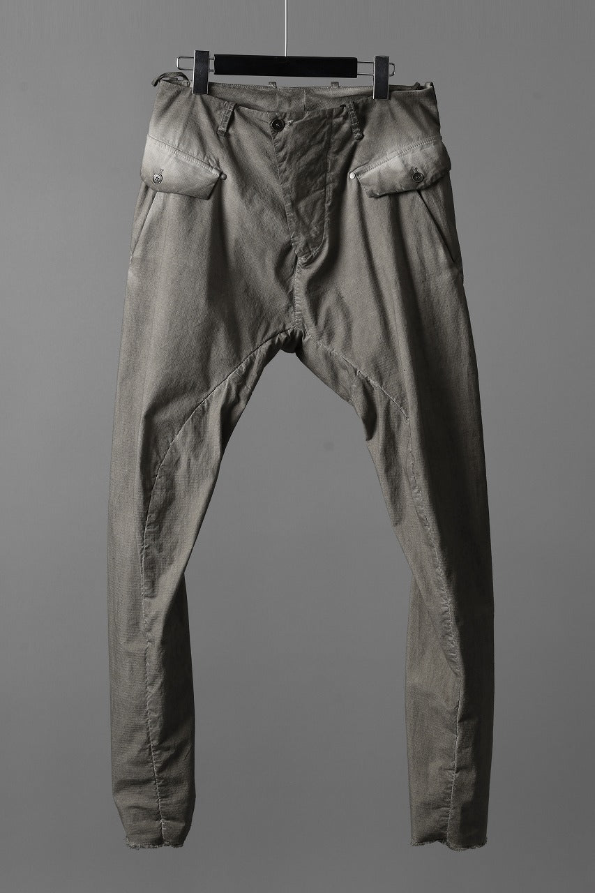 画像をギャラリービューアに読み込む, masnada RELAX FLAP POCKET PANTS / STRETCH LIGHT WEIGHT RIPSTOP (SHALE)