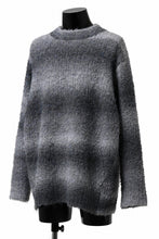 画像をギャラリービューアに読み込む, TARO HORIUCHI / th products Inflated Oversized Crew / 1/4.5 kasuri loop knit (mono)