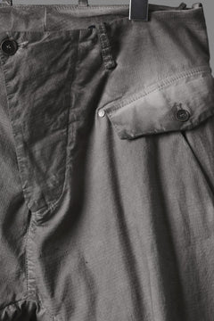 画像をギャラリービューアに読み込む, masnada RELAX FLAP POCKET PANTS / STRETCH LIGHT WEIGHT RIPSTOP (SHALE)