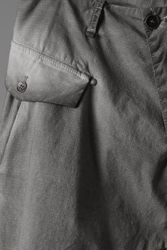 画像をギャラリービューアに読み込む, masnada RELAX FLAP POCKET PANTS / STRETCH LIGHT WEIGHT RIPSTOP (SHALE)