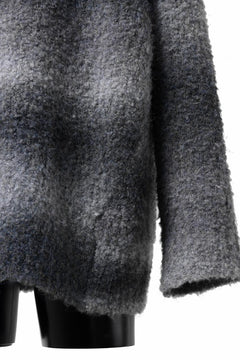 画像をギャラリービューアに読み込む, TARO HORIUCHI / th products Inflated Oversized Crew / 1/4.5 kasuri loop knit (mono)
