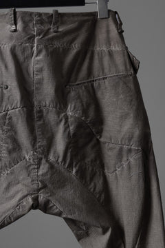 画像をギャラリービューアに読み込む, masnada RELAX FLAP POCKET PANTS / STRETCH LIGHT WEIGHT RIPSTOP (SHALE)