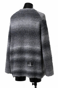 画像をギャラリービューアに読み込む, TARO HORIUCHI / th products Inflated Oversized Crew / 1/4.5 kasuri loop knit (mono)