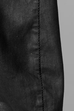 画像をギャラリービューアに読み込む, masnada LAYERED POCKET SLIM JEANS / STRETCH DENIM (BLACK)