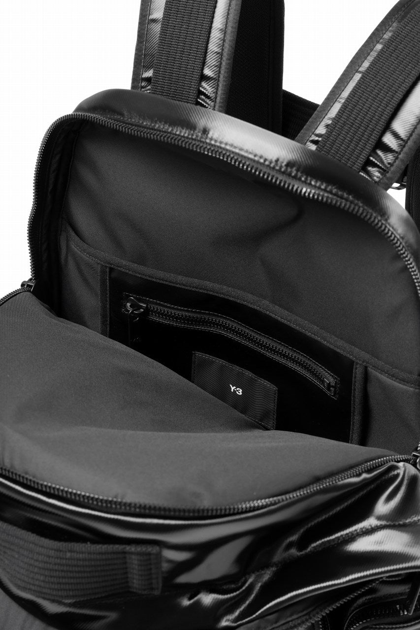 画像をギャラリービューアに読み込む, Y-3 Yohji Yamamoto UTILITY BACK PACK / SYNTHETIC LEATHER (BLACK)