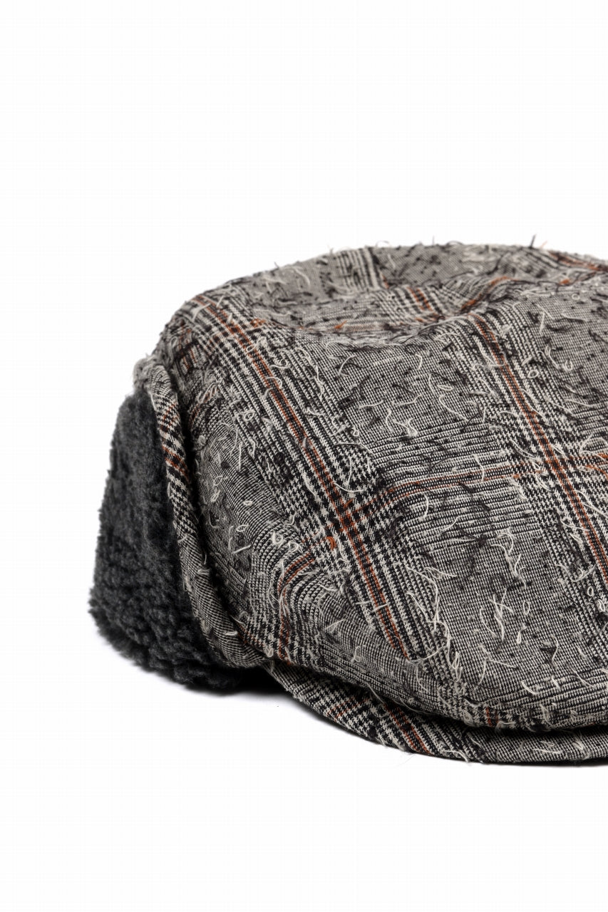 画像をギャラリービューアに読み込む, Y's EARMUFF CAP / NEEDLE PUNCHED (BEIGE)