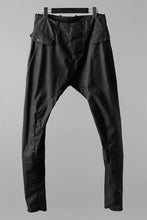 画像をギャラリービューアに読み込む, masnada RELAX FLAP POCKET PANTS / STRETCH LIGHT WEIGHT RIPSTOP (BLACK)