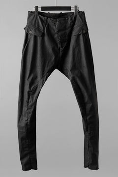 画像をギャラリービューアに読み込む, masnada RELAX FLAP POCKET PANTS / STRETCH LIGHT WEIGHT RIPSTOP (BLACK)