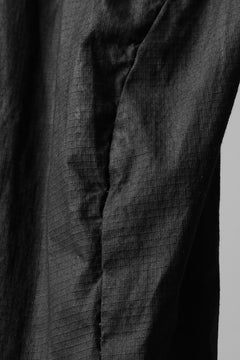 画像をギャラリービューアに読み込む, masnada RELAX FLAP POCKET PANTS / STRETCH LIGHT WEIGHT RIPSTOP (BLACK)