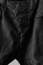 画像をギャラリービューアに読み込む, masnada RELAX FLAP POCKET PANTS / STRETCH LIGHT WEIGHT RIPSTOP (BLACK)