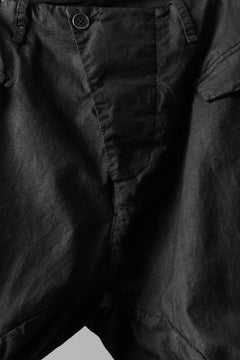 画像をギャラリービューアに読み込む, masnada RELAX FLAP POCKET PANTS / STRETCH LIGHT WEIGHT RIPSTOP (BLACK)