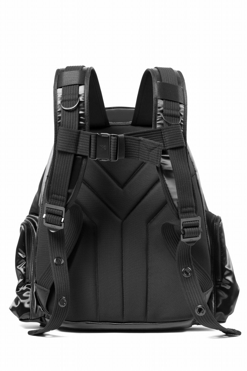 画像をギャラリービューアに読み込む, Y-3 Yohji Yamamoto UTILITY BACK PACK / SYNTHETIC LEATHER (BLACK)