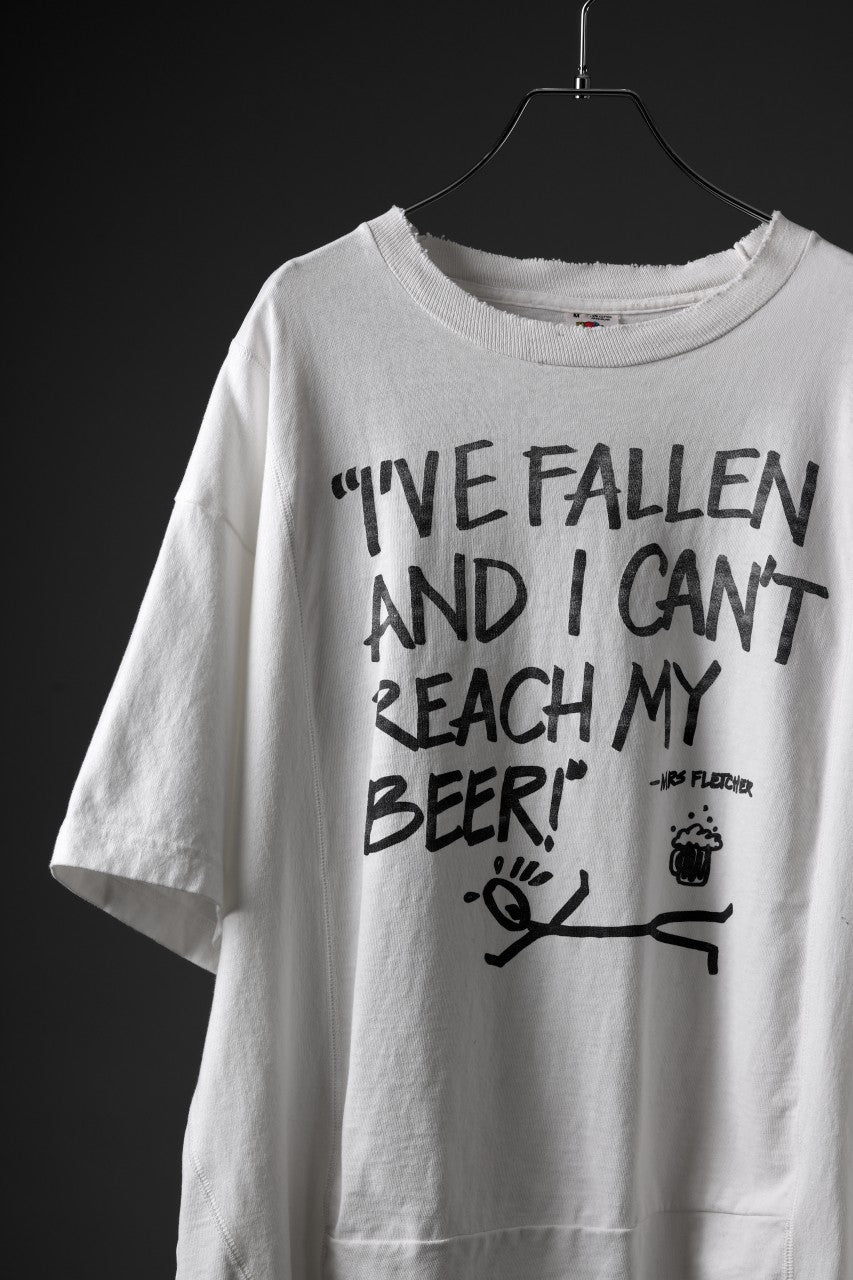 画像をギャラリービューアに読み込む, CHANGES x LOOM exclusive VINTAGE REMAKE T-SHIRT - new edition (WHITE #B)