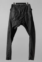 画像をギャラリービューアに読み込む, masnada RELAX FLAP POCKET PANTS / STRETCH LIGHT WEIGHT RIPSTOP (BLACK)