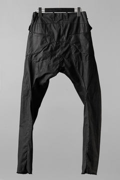 画像をギャラリービューアに読み込む, masnada RELAX FLAP POCKET PANTS / STRETCH LIGHT WEIGHT RIPSTOP (BLACK)