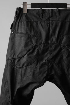 画像をギャラリービューアに読み込む, masnada RELAX FLAP POCKET PANTS / STRETCH LIGHT WEIGHT RIPSTOP (BLACK)