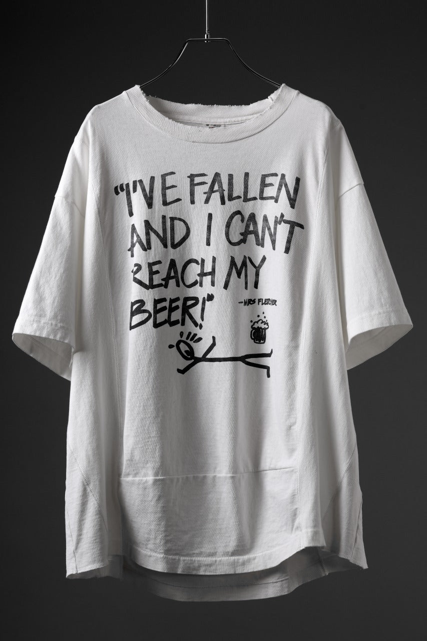 画像をギャラリービューアに読み込む, CHANGES x LOOM exclusive VINTAGE REMAKE T-SHIRT - new edition (WHITE #B)