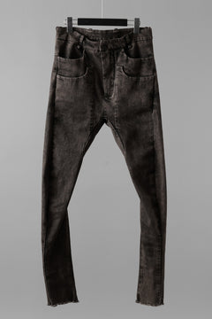 画像をギャラリービューアに読み込む, masnada LAYERED POCKET SLIM JEANS / STRETCH DENIM (BLACK CLAY)