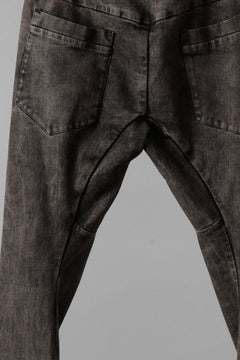 画像をギャラリービューアに読み込む, masnada LAYERED POCKET SLIM JEANS / STRETCH DENIM (BLACK CLAY)