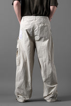 画像をギャラリービューアに読み込む, Ten c CARGO TROUSERS / GARMENT DYED LIGHT NYLON TACTEL MID LAYER (BEIGE)