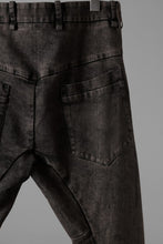 画像をギャラリービューアに読み込む, masnada LAYERED POCKET SLIM JEANS / STRETCH DENIM (BLACK CLAY)