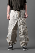 画像をギャラリービューアに読み込む, Ten c CARGO TROUSERS / GARMENT DYED LIGHT NYLON TACTEL MID LAYER (BEIGE)
