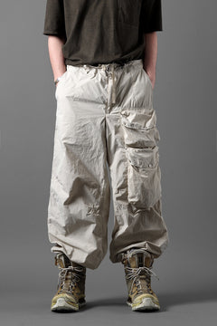 画像をギャラリービューアに読み込む, Ten c CARGO TROUSERS / GARMENT DYED LIGHT NYLON TACTEL MID LAYER (BEIGE)