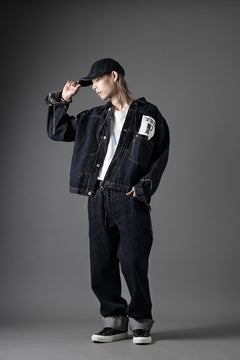 画像をギャラリービューアに読み込む, FULLCOUNT WWⅡ model Brown Cotton Denim Jacket / 13.7oz Zimbabwe Selvedge Denim (INDIGO BLUE / ONE WASHED)