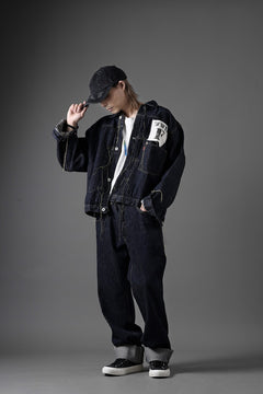 画像をギャラリービューアに読み込む, FULLCOUNT WWⅡ Model Brown Cotton Denim Pants / 13.7oz Zimbabwe Selvedge Denim (INDIGO BLUE / ONE WASHED)