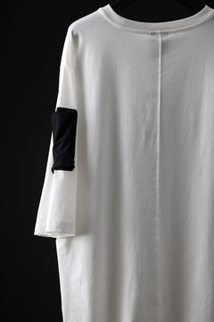 画像をギャラリービューアに読み込む, thom/krom ZIP POCKET SHORT SLEEVE TEE / COTTON JERSEY (CREAM)