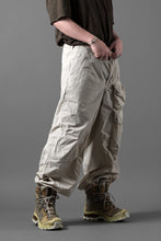 画像をギャラリービューアに読み込む, Ten c CARGO TROUSERS / GARMENT DYED LIGHT NYLON TACTEL MID LAYER (BEIGE)